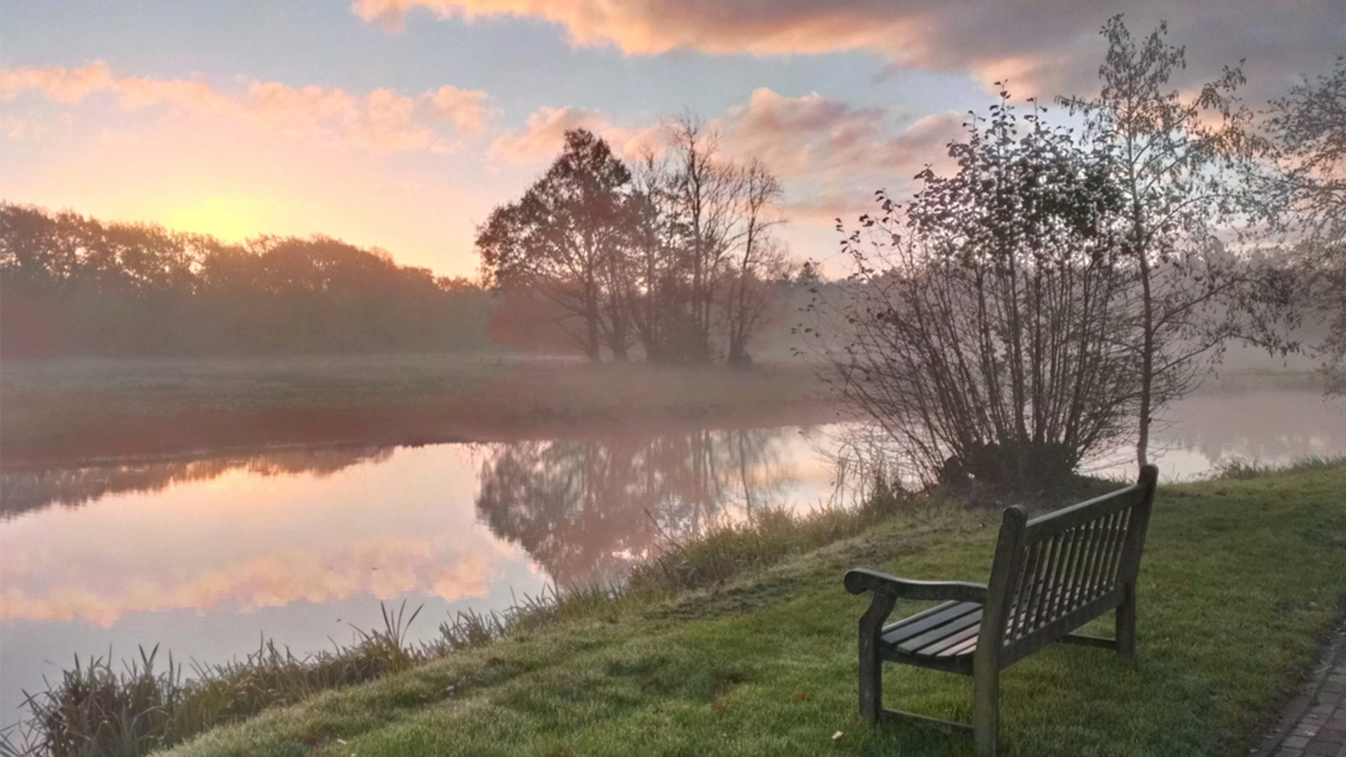 Zonsopkomst op Landgoed Singraven