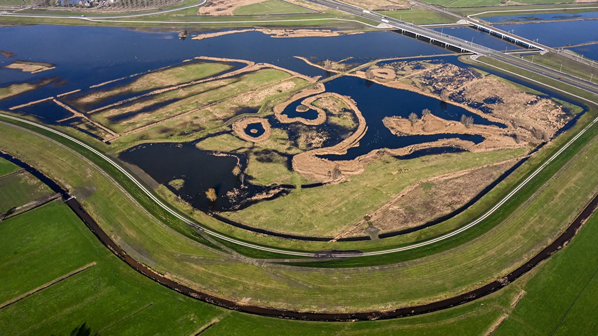 Natuurgebied De Enk in Reevediep bij Kampen