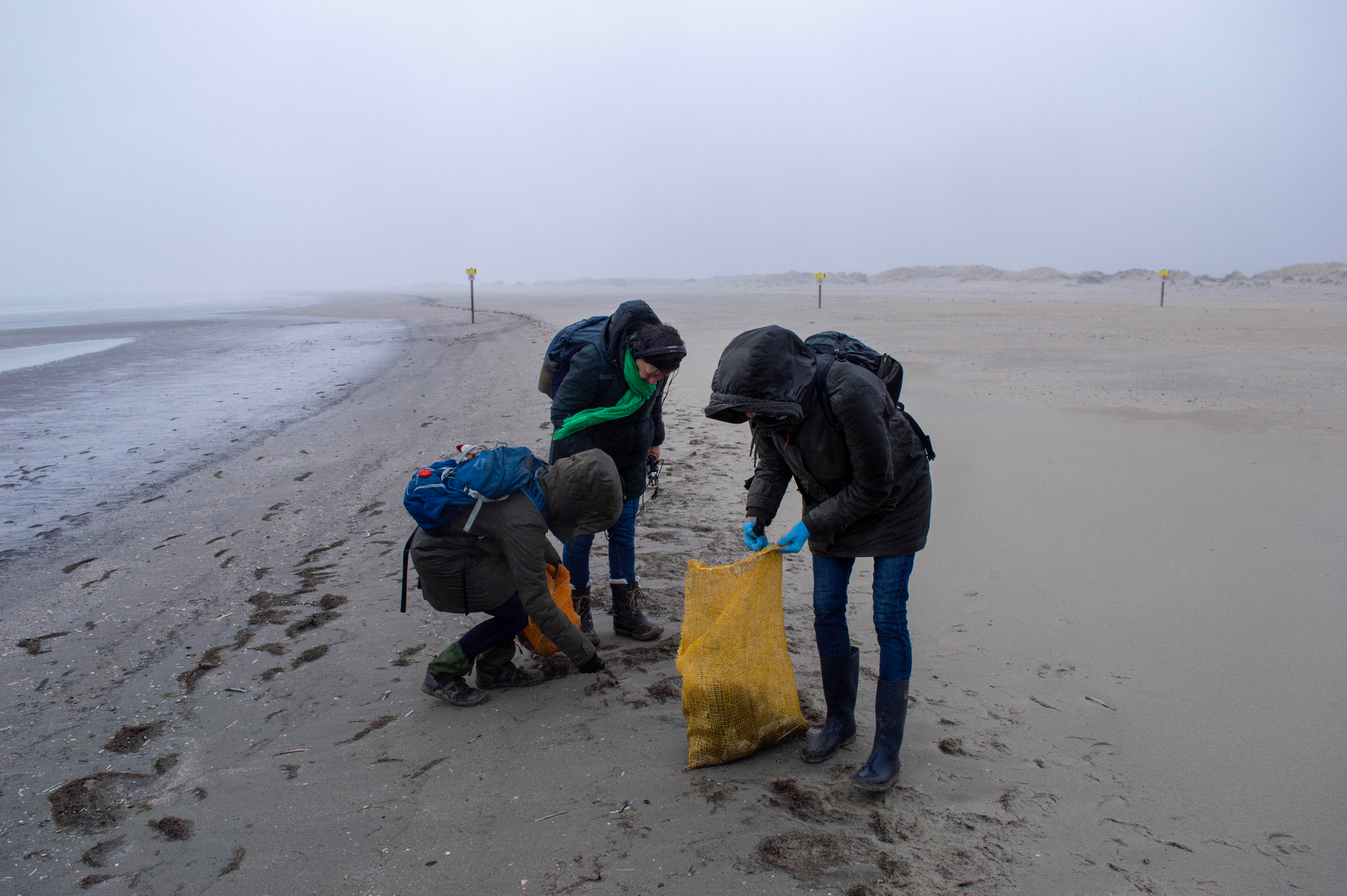 Strand opruiming reportage