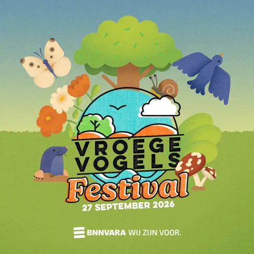 Kaartje voor derde editie van het Vroege Vogels Festival