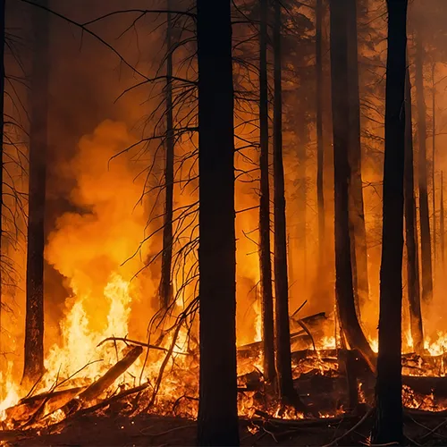 Afbeelding van In bijna heel Nederland verhoogd risico op natuurbrand