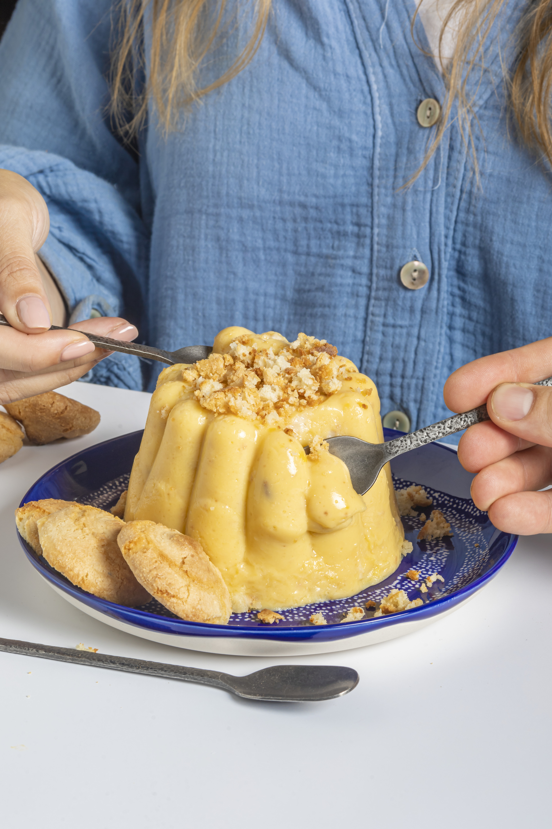 Bitterkoekjespudding