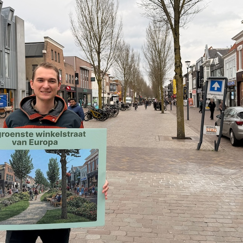 D66 Veenendaal wil groenste winkelstraat van Europa
