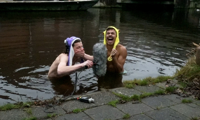 Afbeelding van Filmpje | Malcom Jamin maakt natuur-tiktoks vanuit een ijskoude sloot