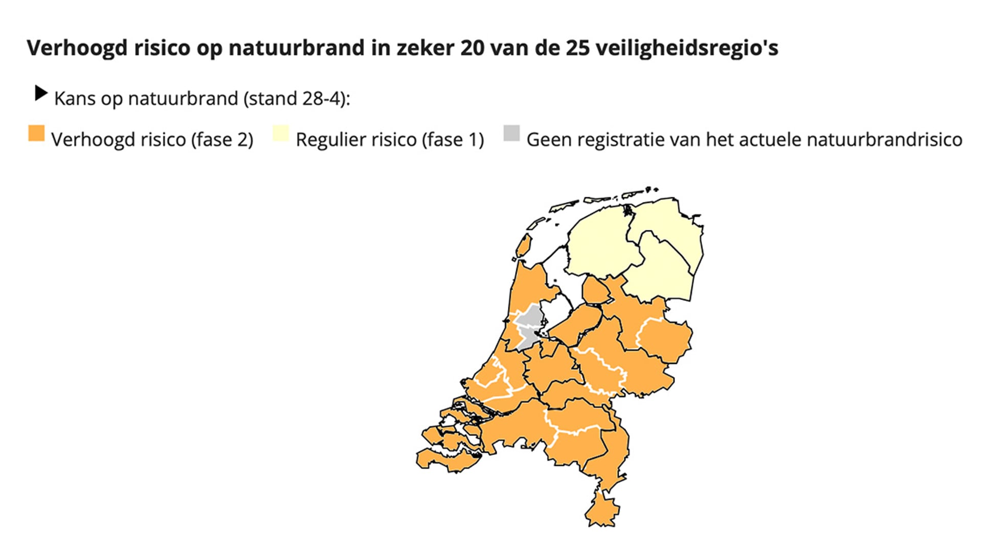 Natuurbrand kaart