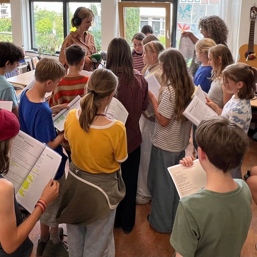 Afbeelding van Schoolklas dolblij met musical over de klimaatcrisis