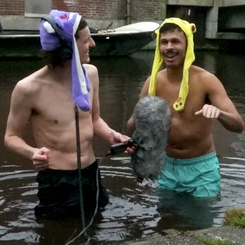 Afbeelding van Malcom Jamin maakt natuur-tiktoks vanuit een ijskoude sloot + filmpje