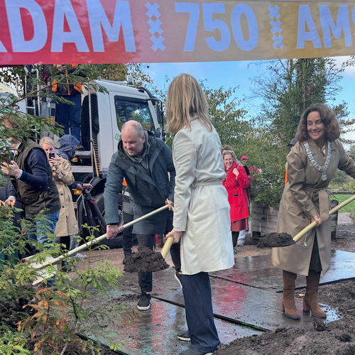 Amsterdammers krijgen 750 bomen cadeau