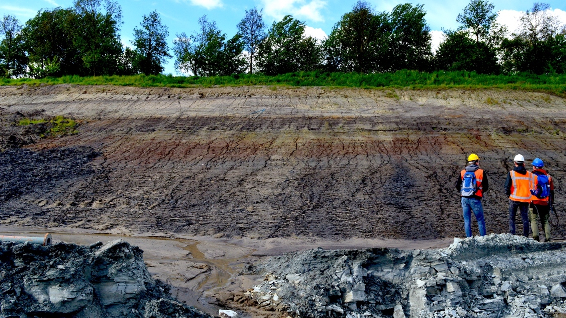 groeve Winterswijk, sporen massa-extinctie Trias-Jura