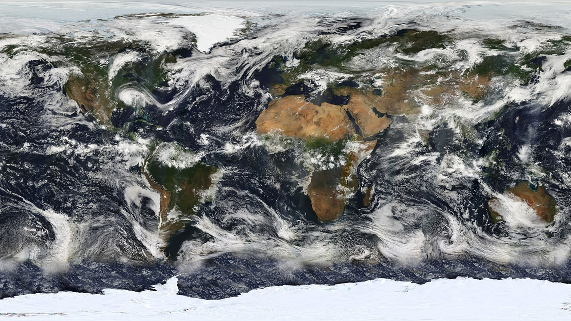 Wereld weer klimaat sateliet