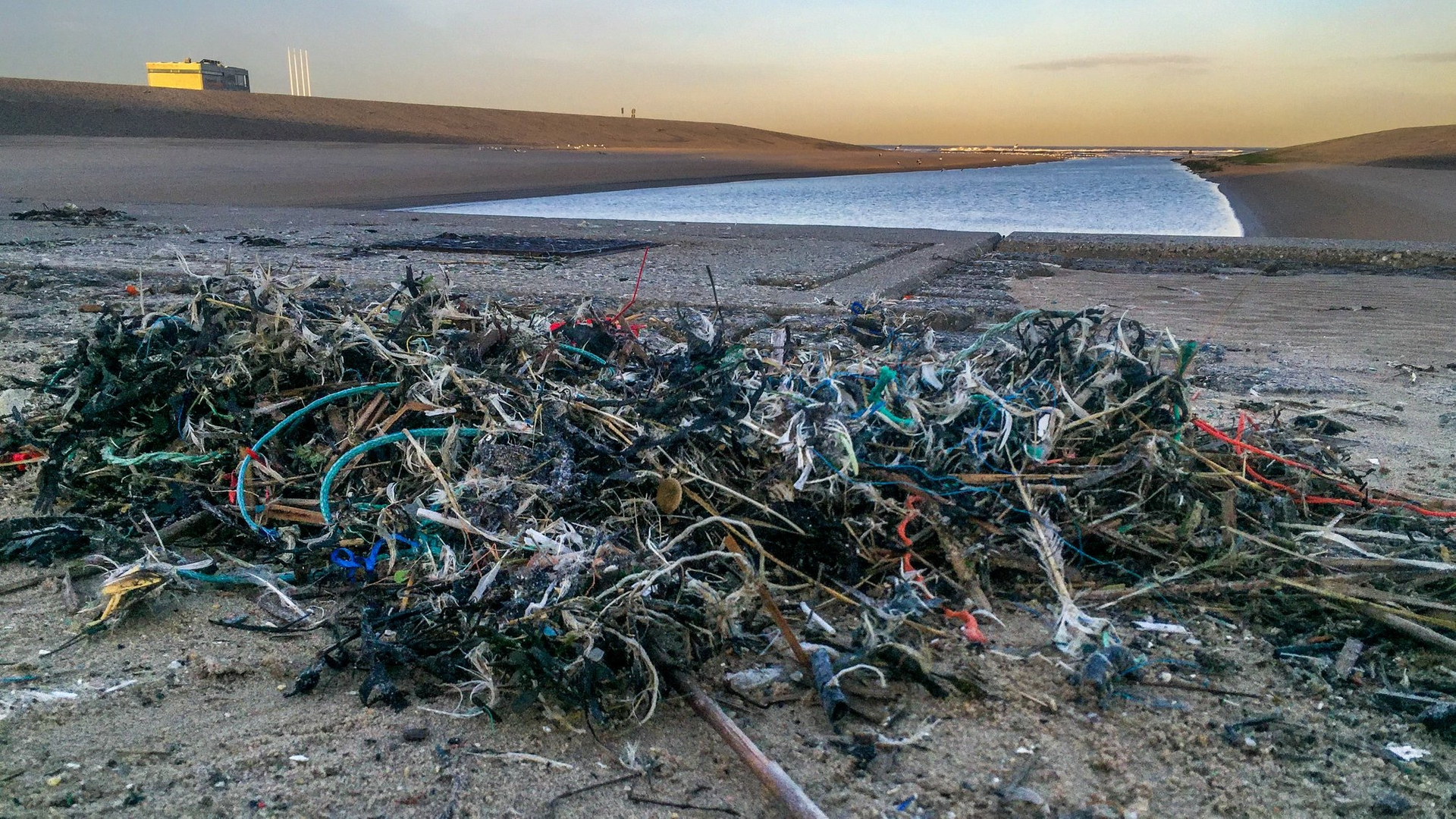 Plastic in Katwijk