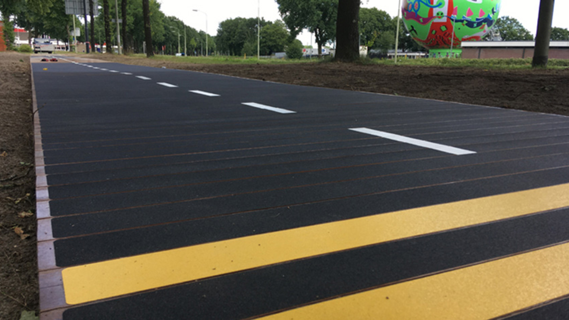 Biocomposiet fietspad