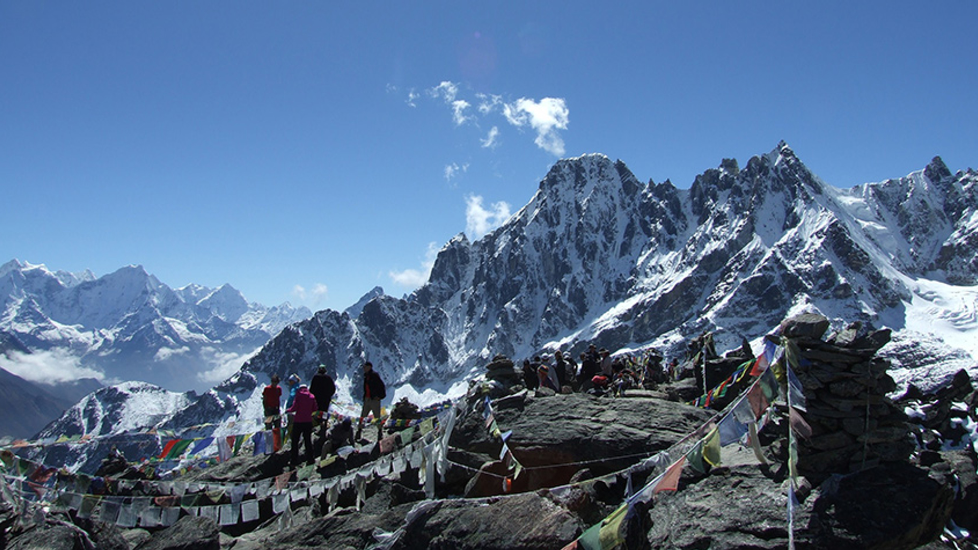 Berglandschap Himalaya