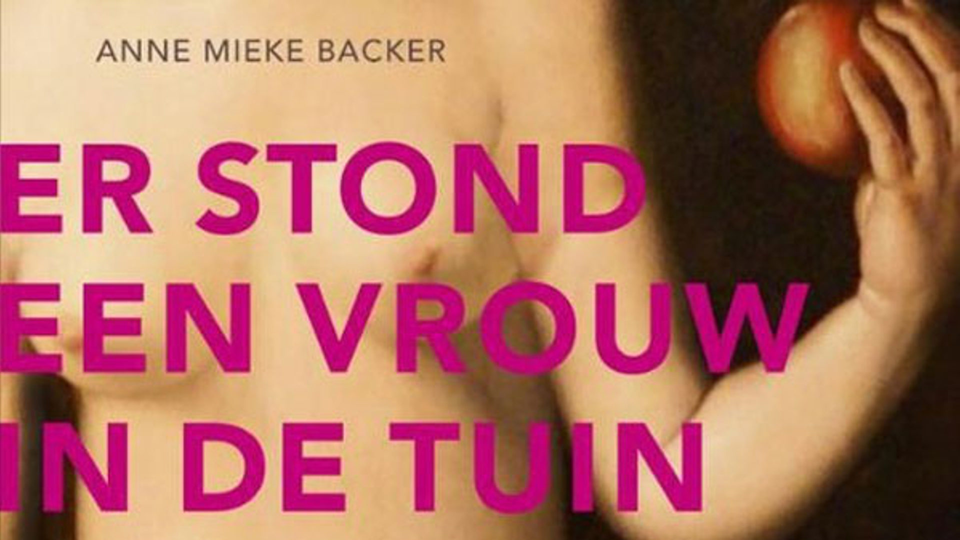 Er stond een vrouw in de tuin