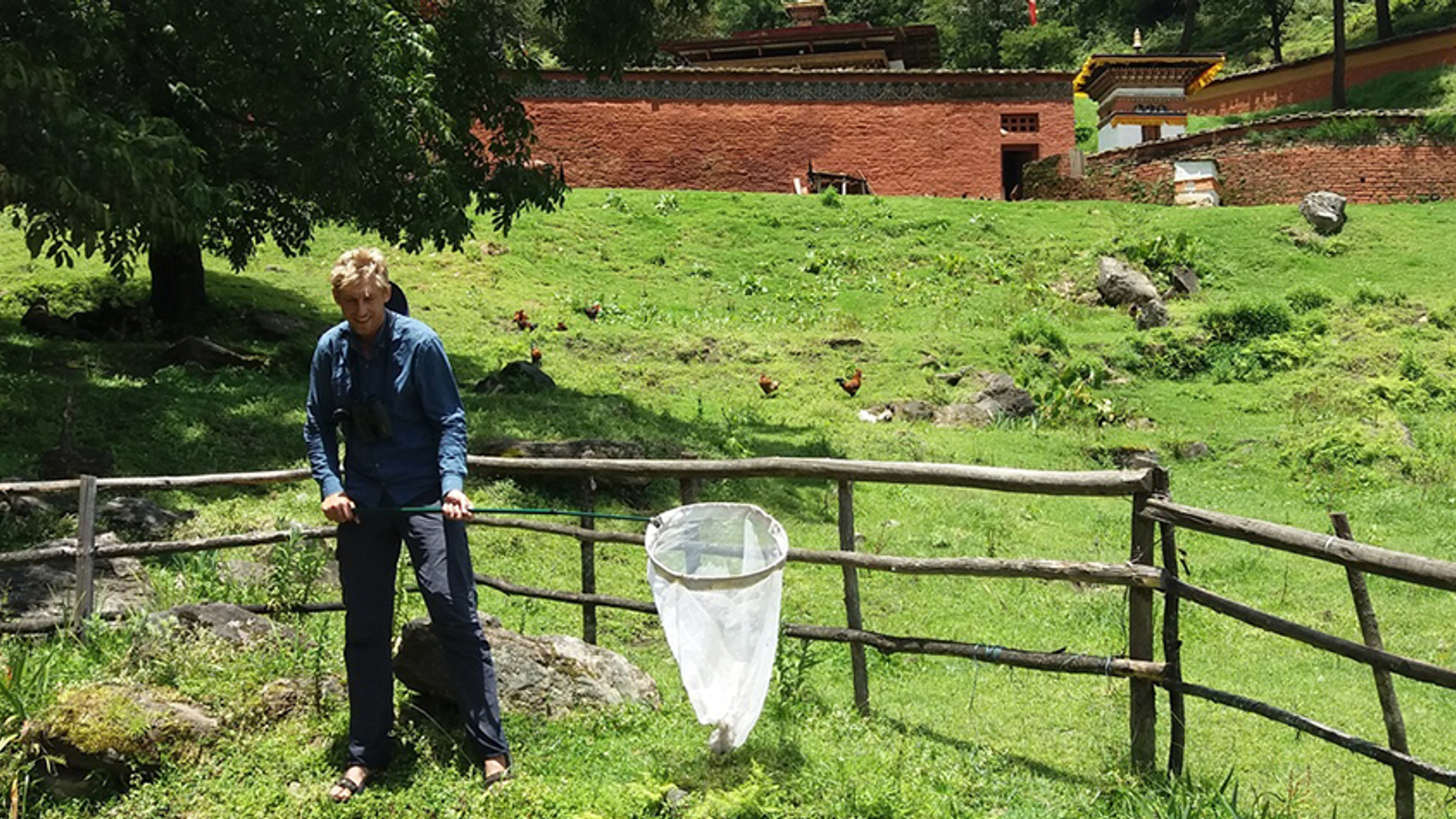 Vincent kalkman in Bhutan naturalis