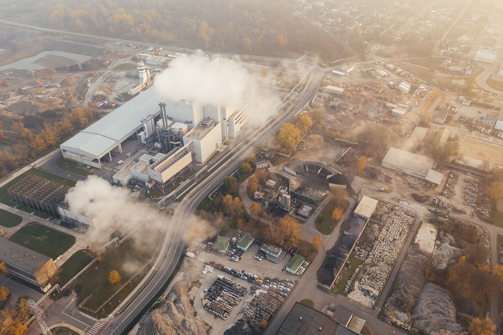 vervuiling methaan fabriek