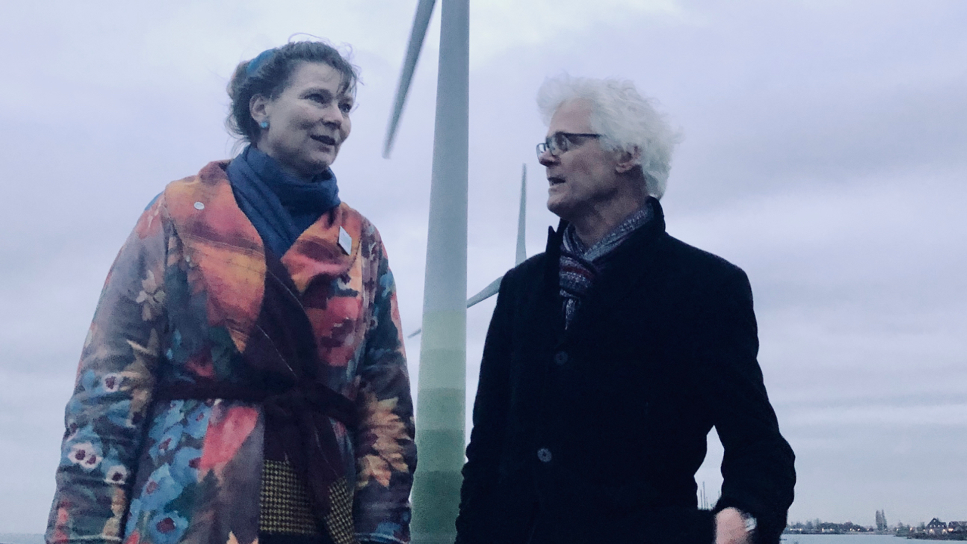 Marjan Minnesma (Urgenda) en Hans Mars (CWW)