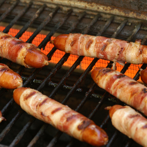 Helft barbecue-stunts is kiloknaller