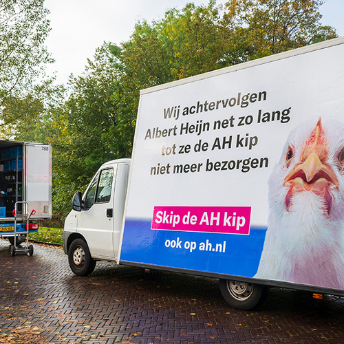 Wakker Dier in actie bij bezorgdienst Albert Heijn