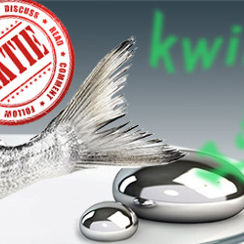 Kwik in vis