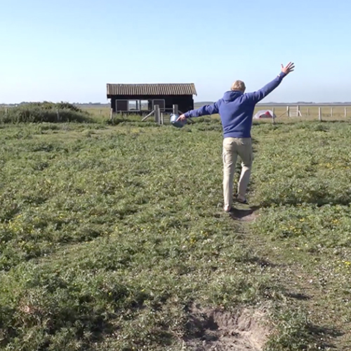 Vogelwachterswoning op de Hompelvoet