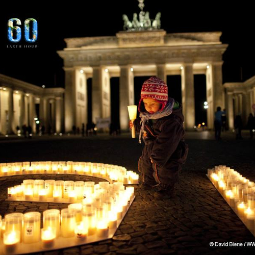 Samen één uur het licht uit