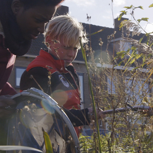 Hulp voor de jonge bioloog van de Piushaven