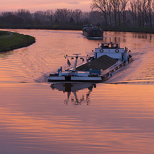 Binnenvaart wil een vijfde minder CO2 in 2030