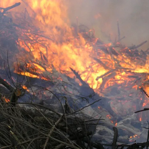 Te droog voor paasvuren, kans op natuurbranden