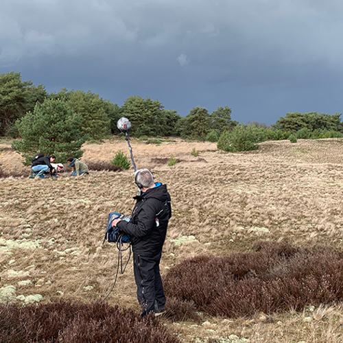 Uitgestrekte natuur op de Groote Heide