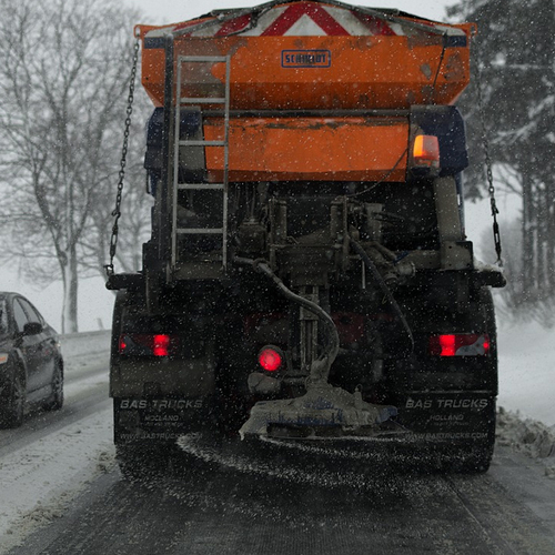 Rijkswaterstaat gebruikte weer minder strooizout