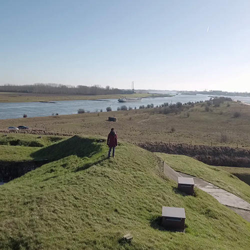 Kaart: Fort Pannerden en uiterwaarden